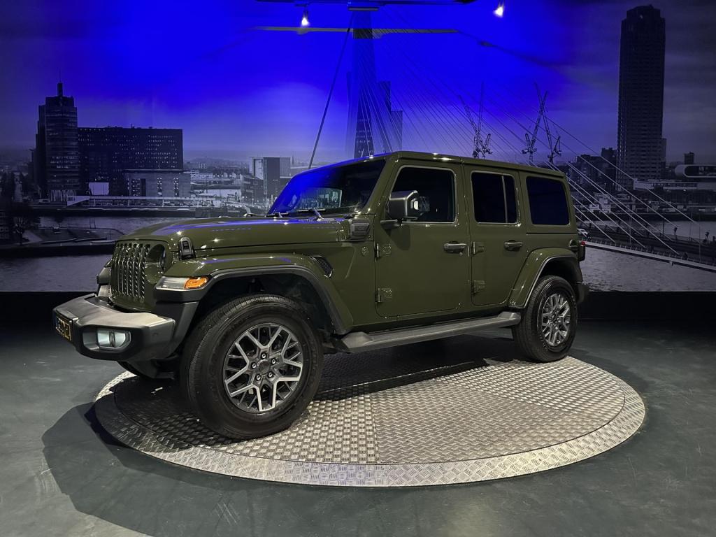 Jeep Wrangler unlimited 4xe 380 sahara *acc*camera*leer*sarge green clear c