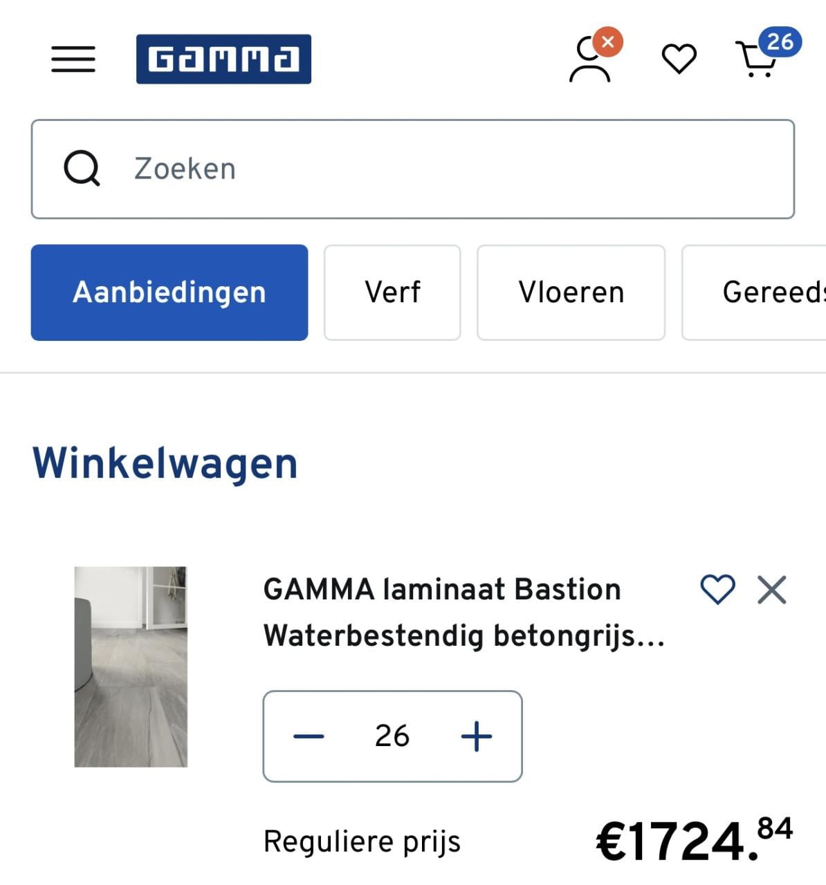 Nieuwe laminaat vloer+plinten