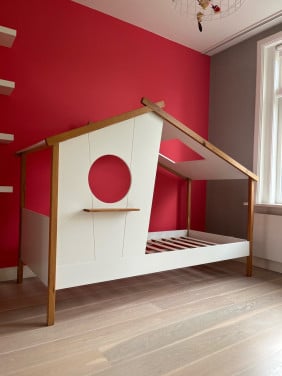 Kinderbed huisbed slaaphuis 90x200