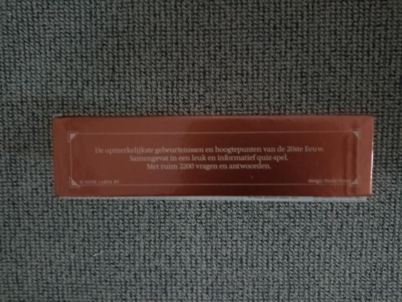 Spel van de eeuw – bordspel nieuw