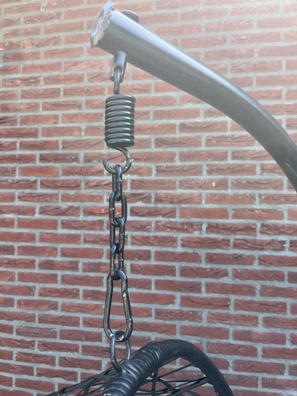 Hangstoel Egg, zwart
