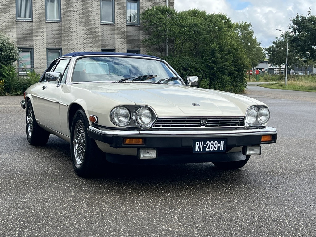 Jaguar Xj xjs-c 5.3 v12 targa met zeldzame hardtop