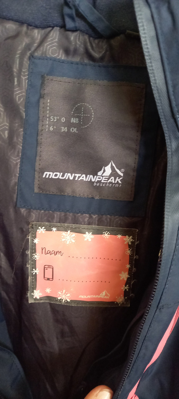 Mountainpeak jas maat 170-176