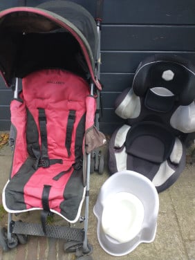 Buggy, kinderstoel en potje