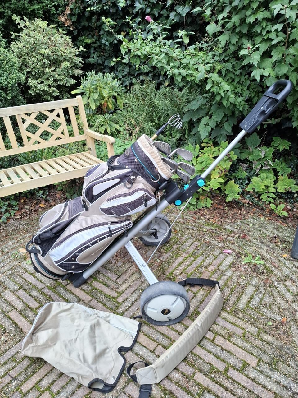 Golftas en golftrolley