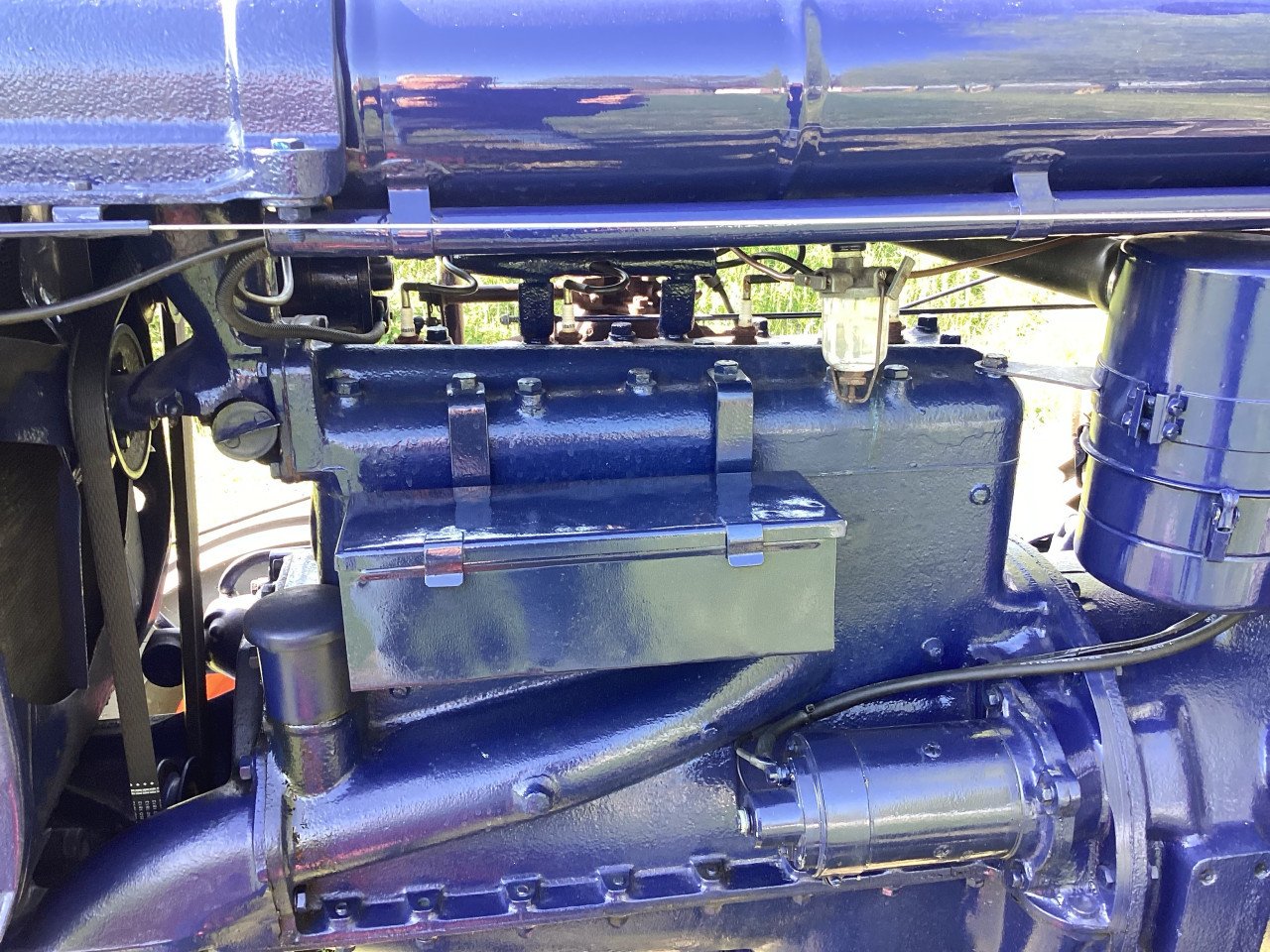 Fordson E27N Blauwe reiger