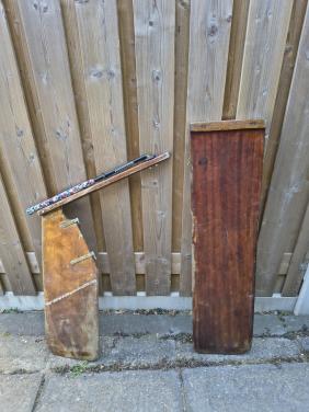 Houten roer en zwaard t.b.v. optimist t.e.a.b.
