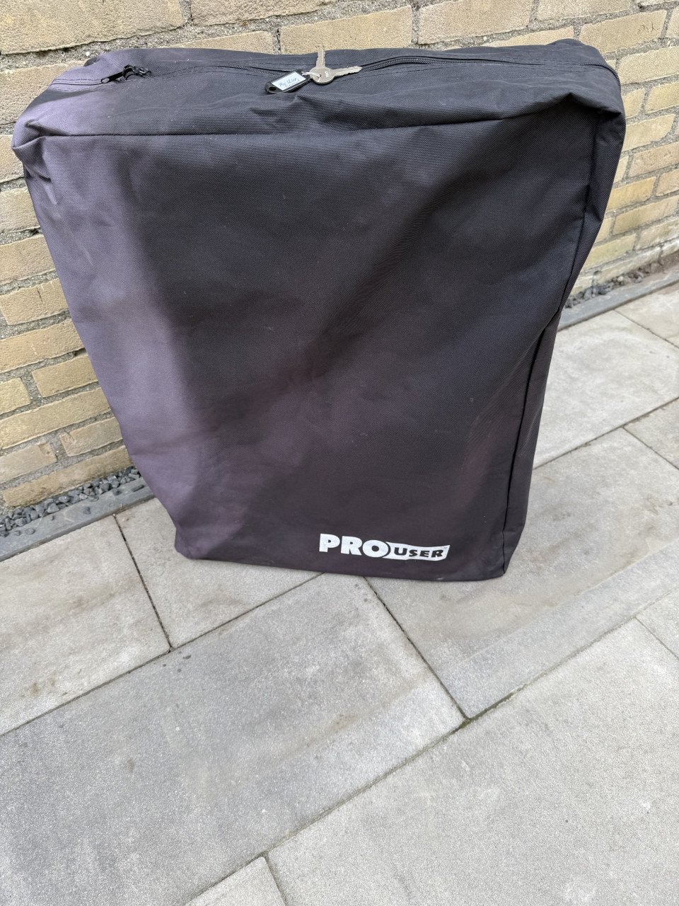 Pro User Diamant opvouwbare fietsendrager incl sleutels en tas