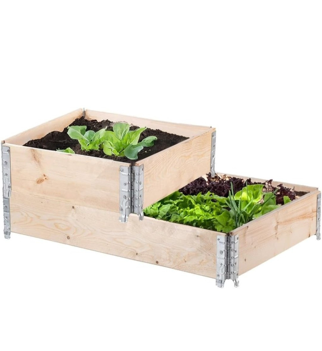 Moestuin bakken / palletranden
