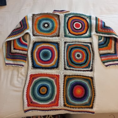 Vrolijk gekleurd vest