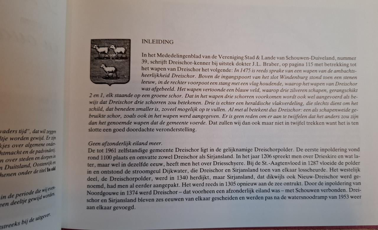 Dreischor in oude ansichten, door C.P. Pols