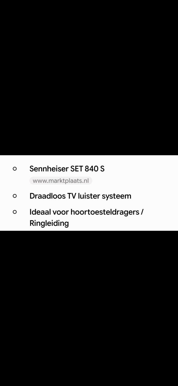 Draadloos infrarood rf luistersysteem voor ouderen of slechthorenden