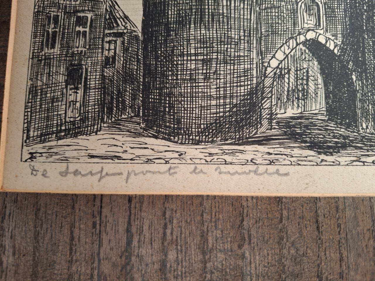 2 tekeningen Jan F. Pannebakker