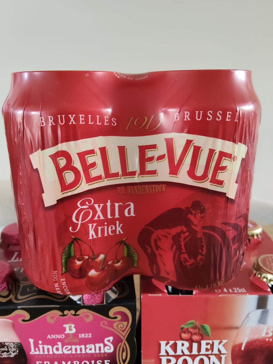 Diverse fruit bieren in 4-packs