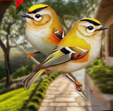 Raamhanegr goudhaan ( extra kleurrijk )