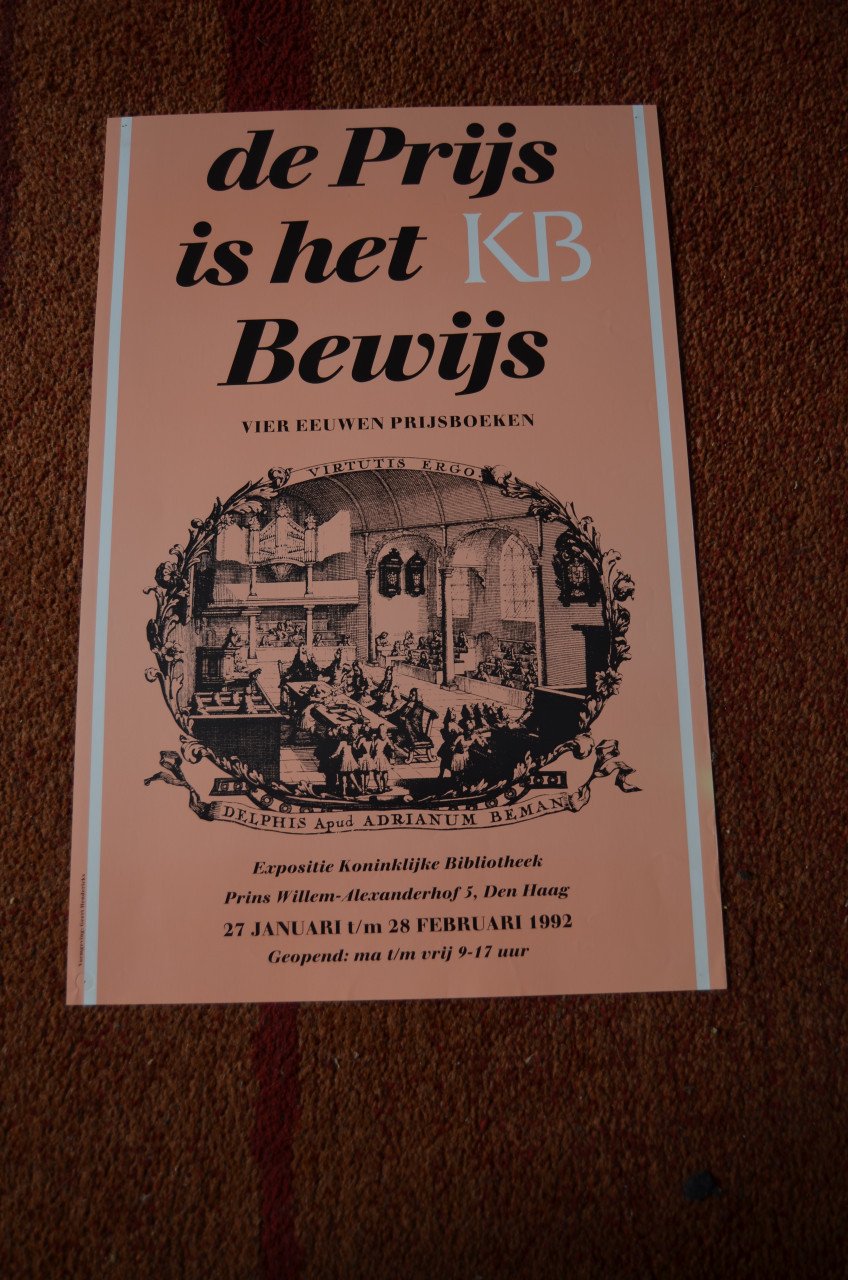Posters museumtentoonstellingen Kon. Bibliotheek