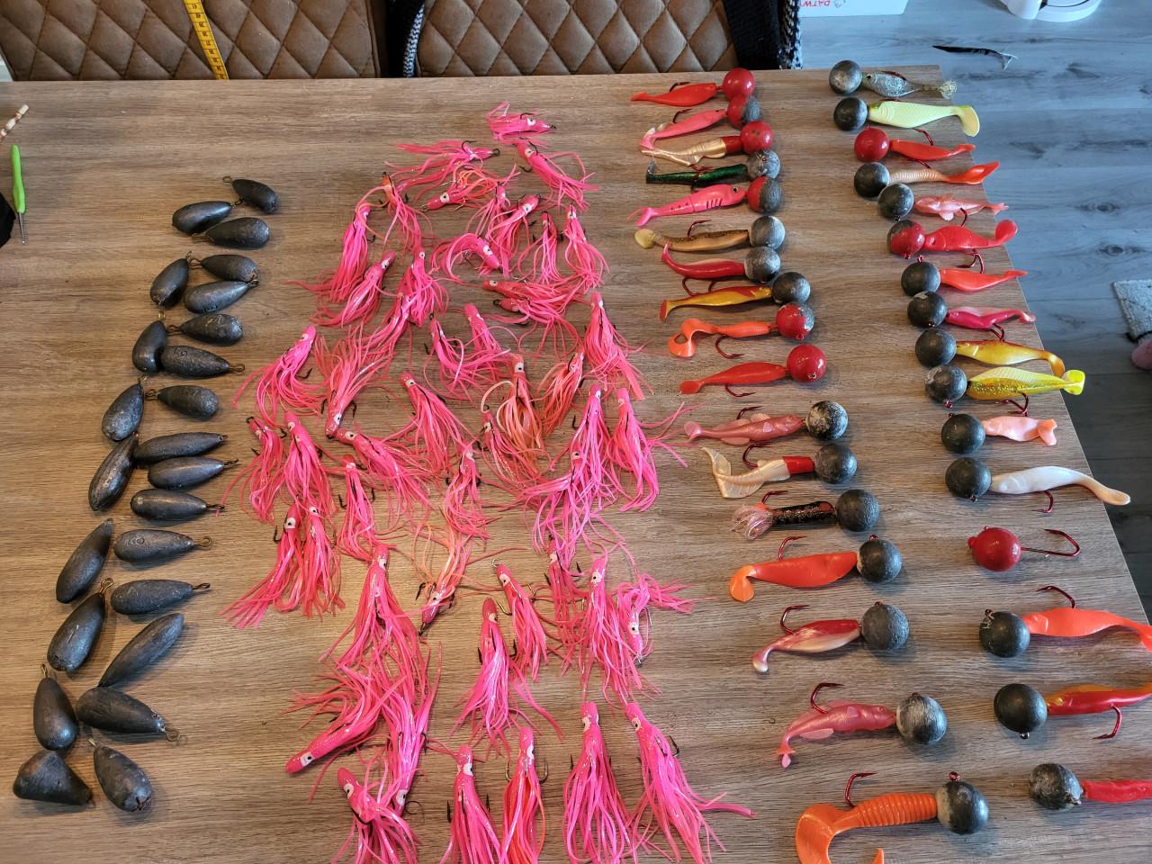 Lood  jigkoppen inktvisjes