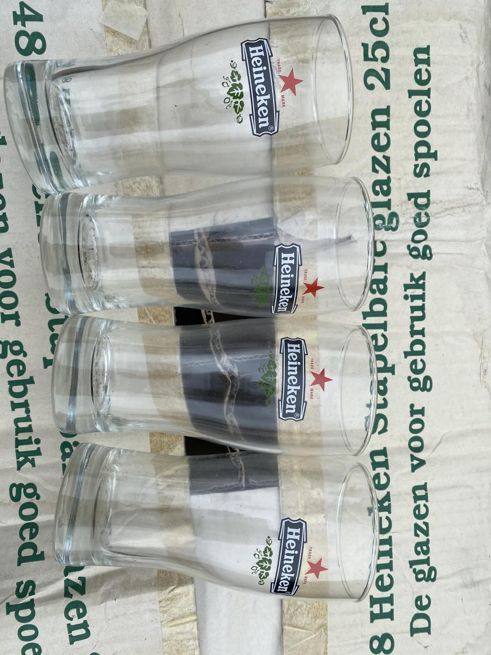 Heineken bierglazen