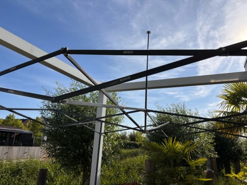 E-Z up Vantage frame + verrijdbare opbergtas