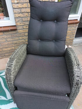 Loungestoelen buiten 2 stuks