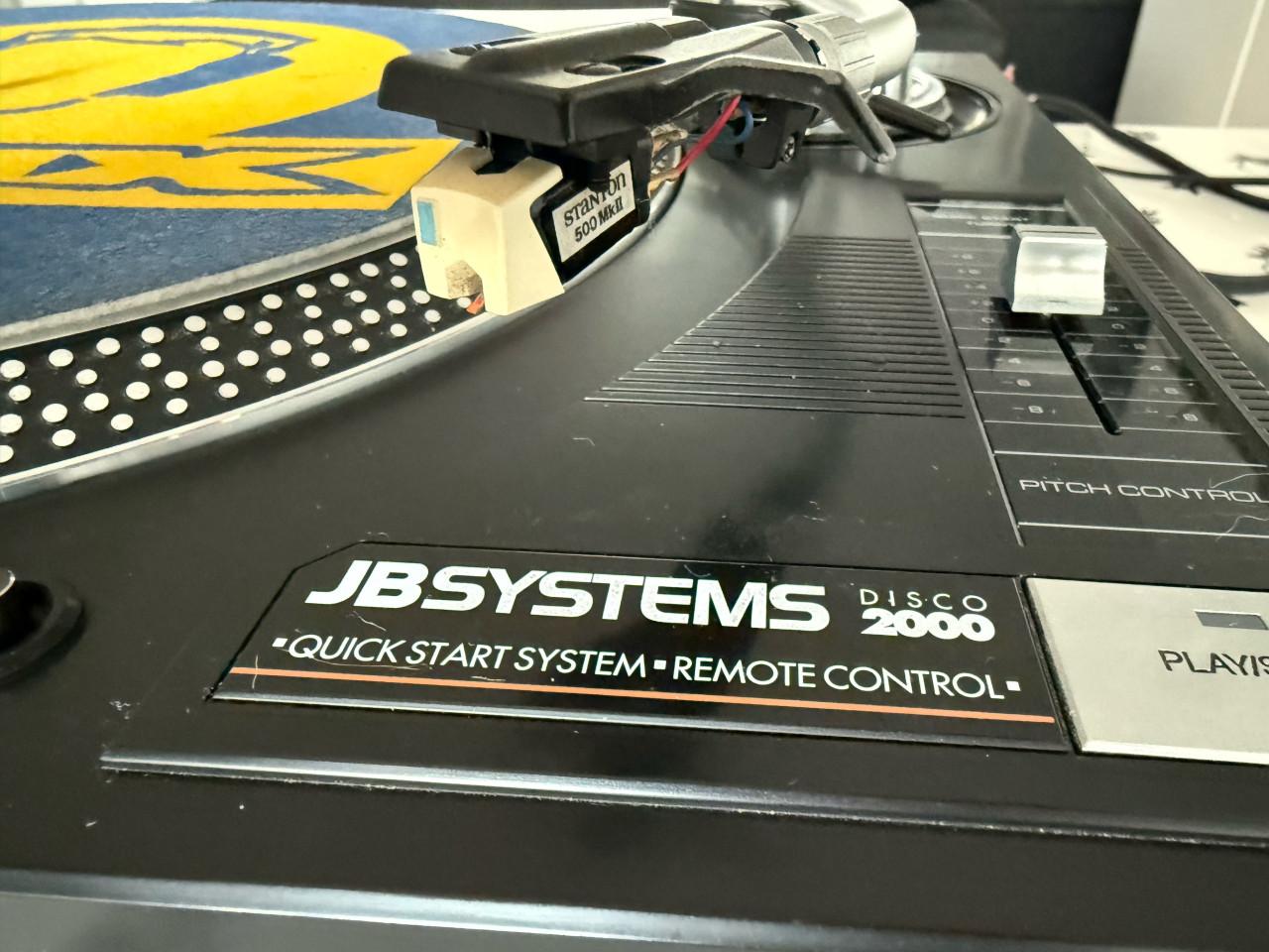 JB Systems draaitafel Disco 2000 pitch control