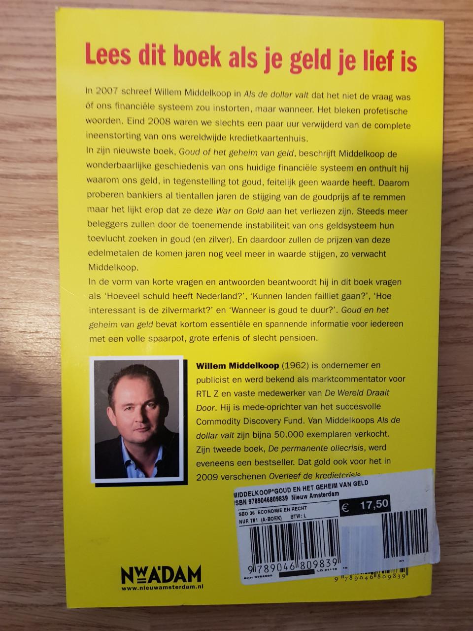 Goud en het geheim van geld - Willem Middelkoop