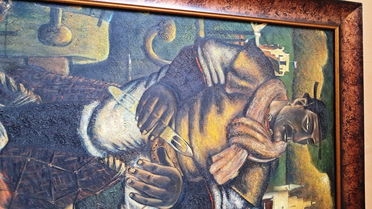 Visser klederdracht Veere Zeeland schilderij Reimond KIMPE