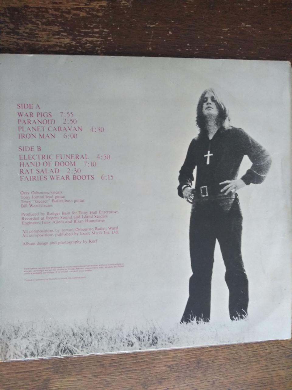 Te Koop LP Black Sabbath - Paranoid