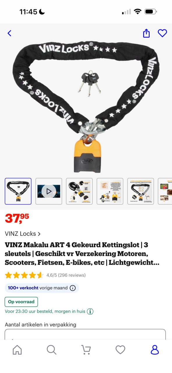 BTC Riva scooter mat zwart