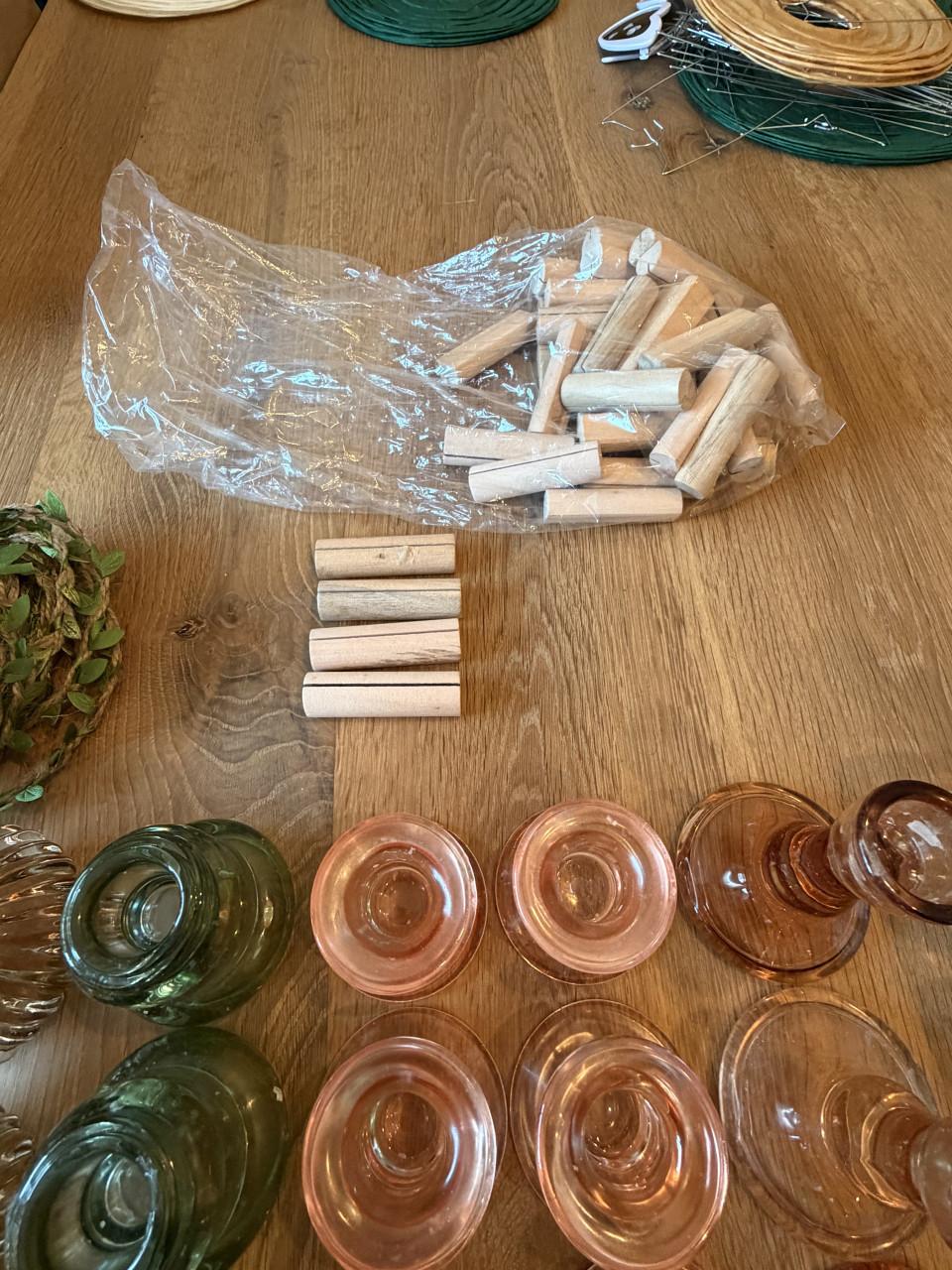 Bruiloftsversiering Groen en Roestbruin