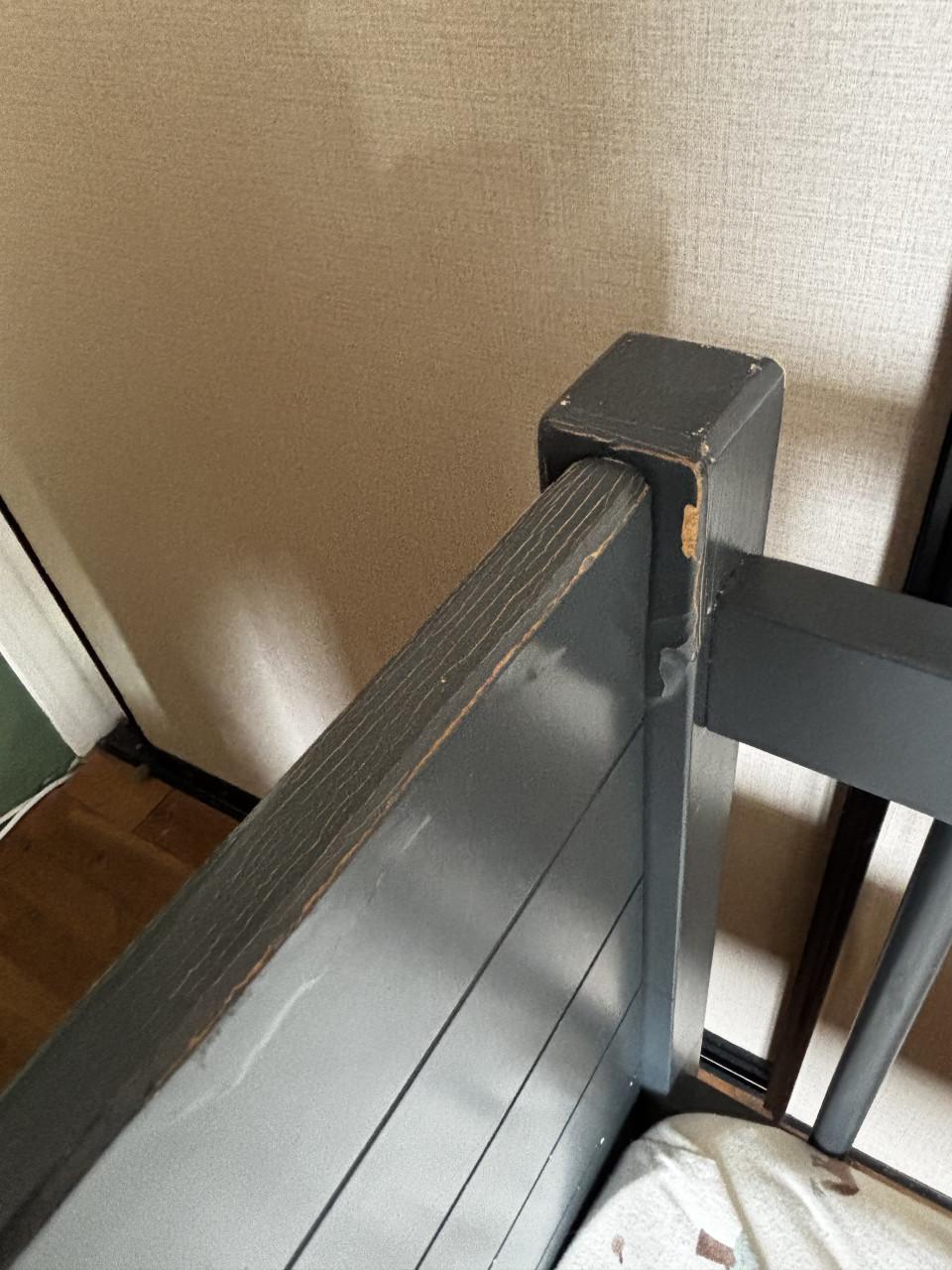Wiegje / babybedje antraciet incl matras