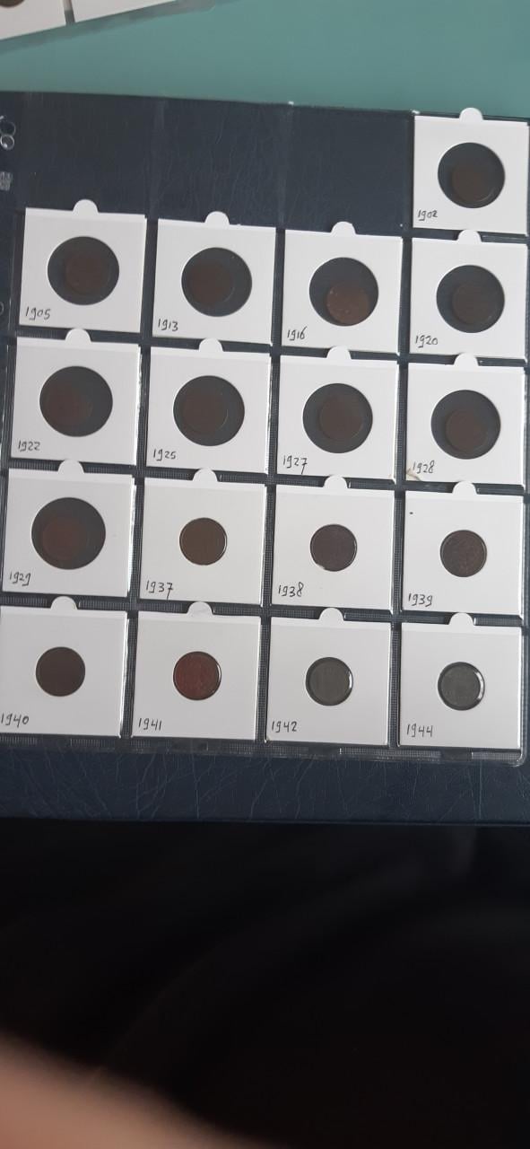 Serie centen wilhelmina