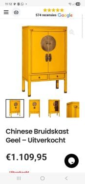 Chinese bruidskast