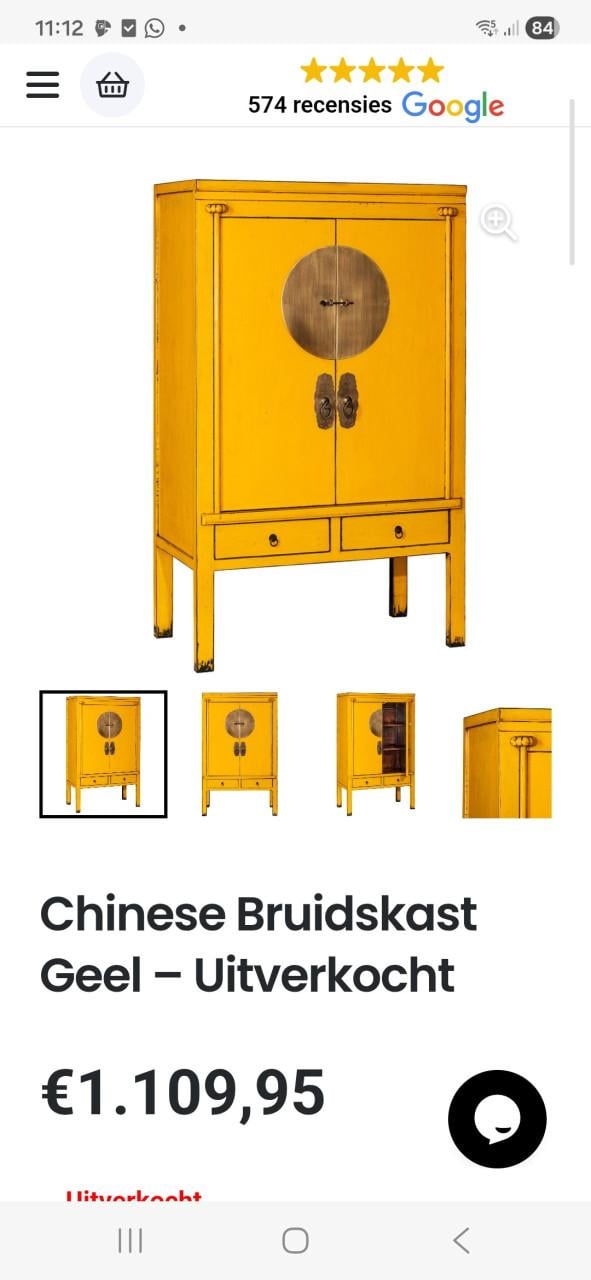 Chinese bruidskast