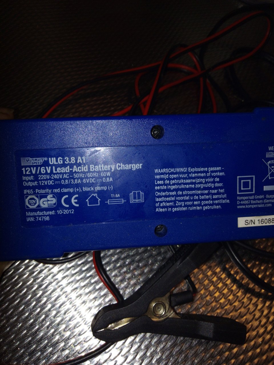 Acculader Druppellader Snellader 6V en 12volt