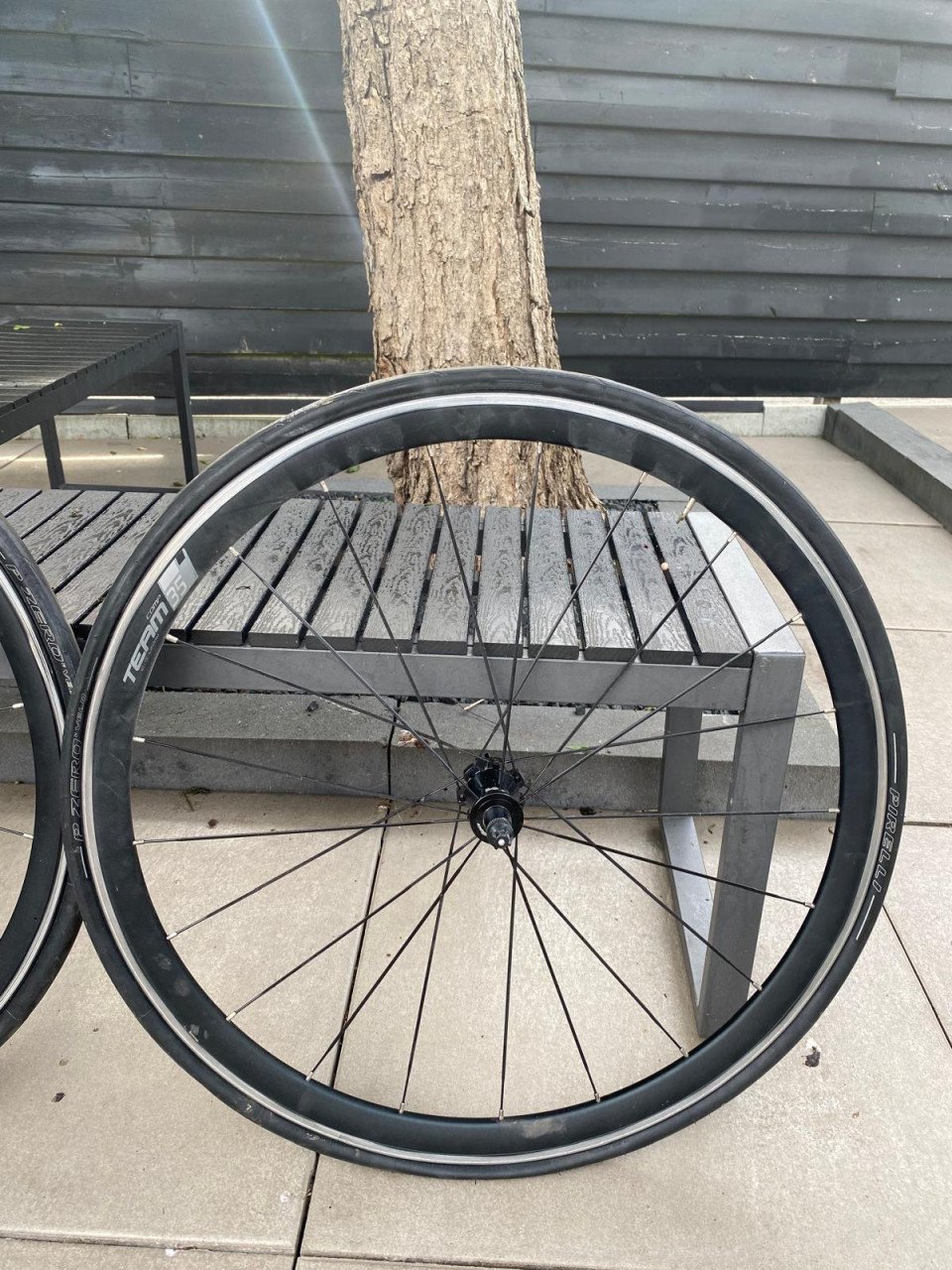 Wielset Vision team 35 en racefiets standaard