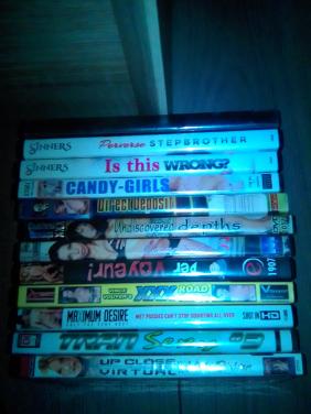 Diverse 'adult' dvd's 18+