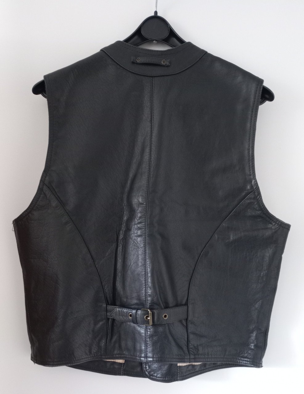 Lederen gilet