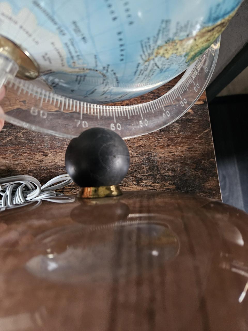 Vintage Wereldbol met Verlichting - Rico Florence italy