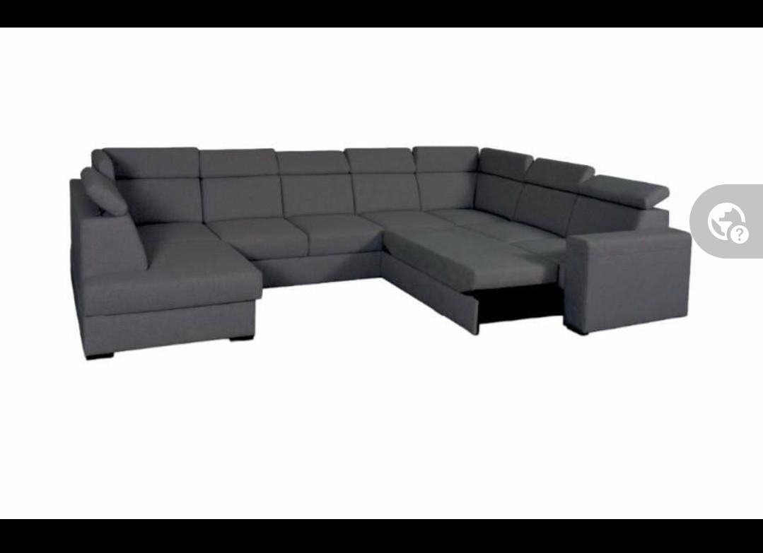U bank met bed en opberg