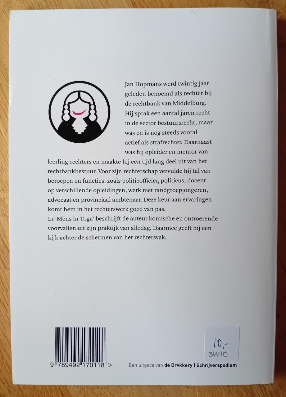 Mens in toga - Jan Hopmans