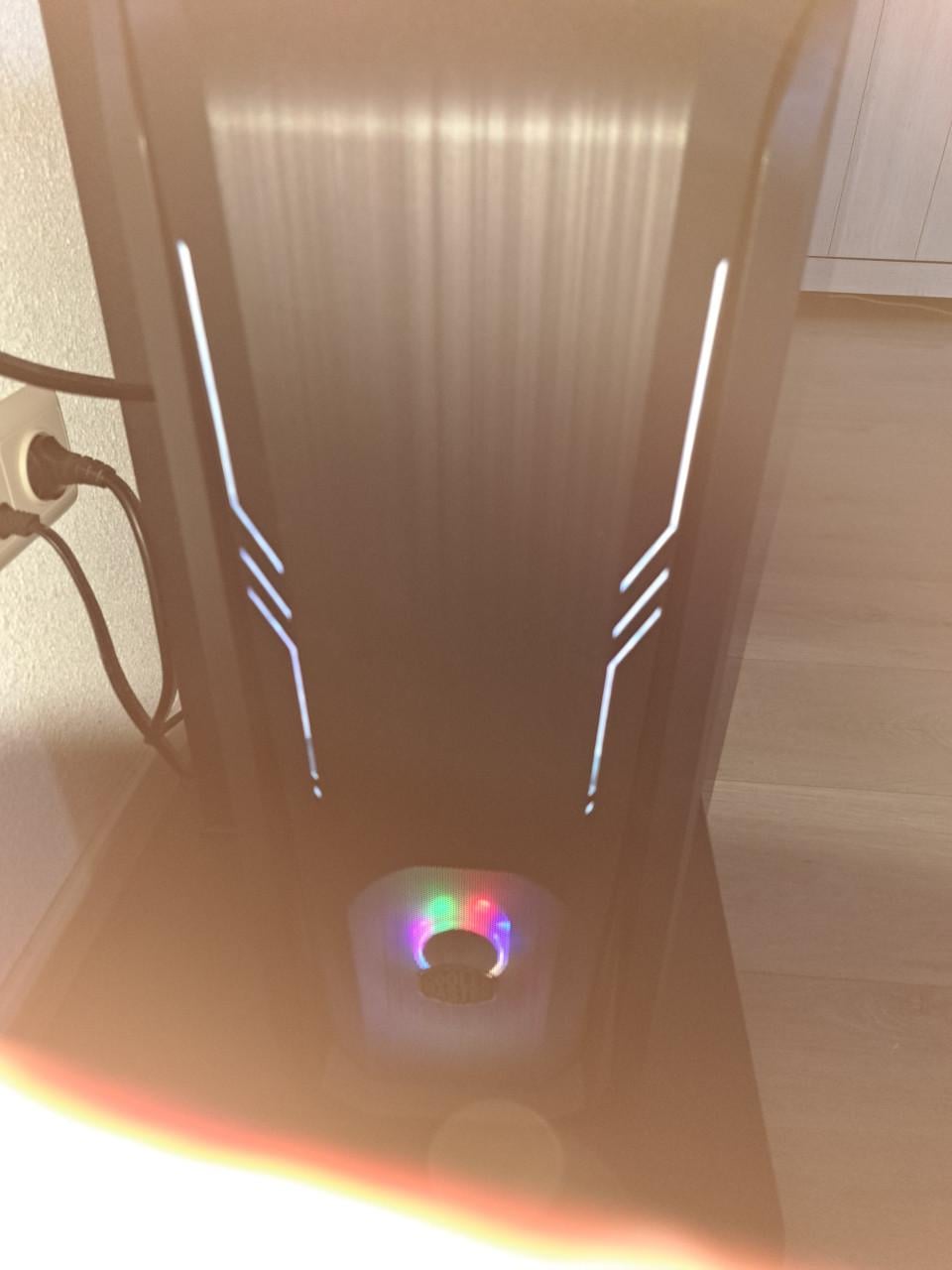 PC in nieuwe behuizing.