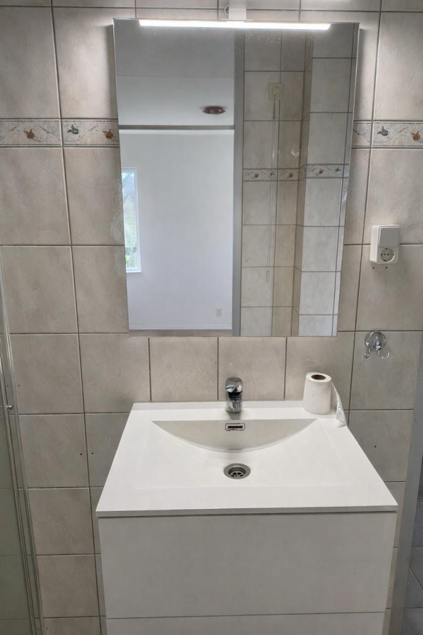 Badkamermeubel met spiegel 60 cm breed