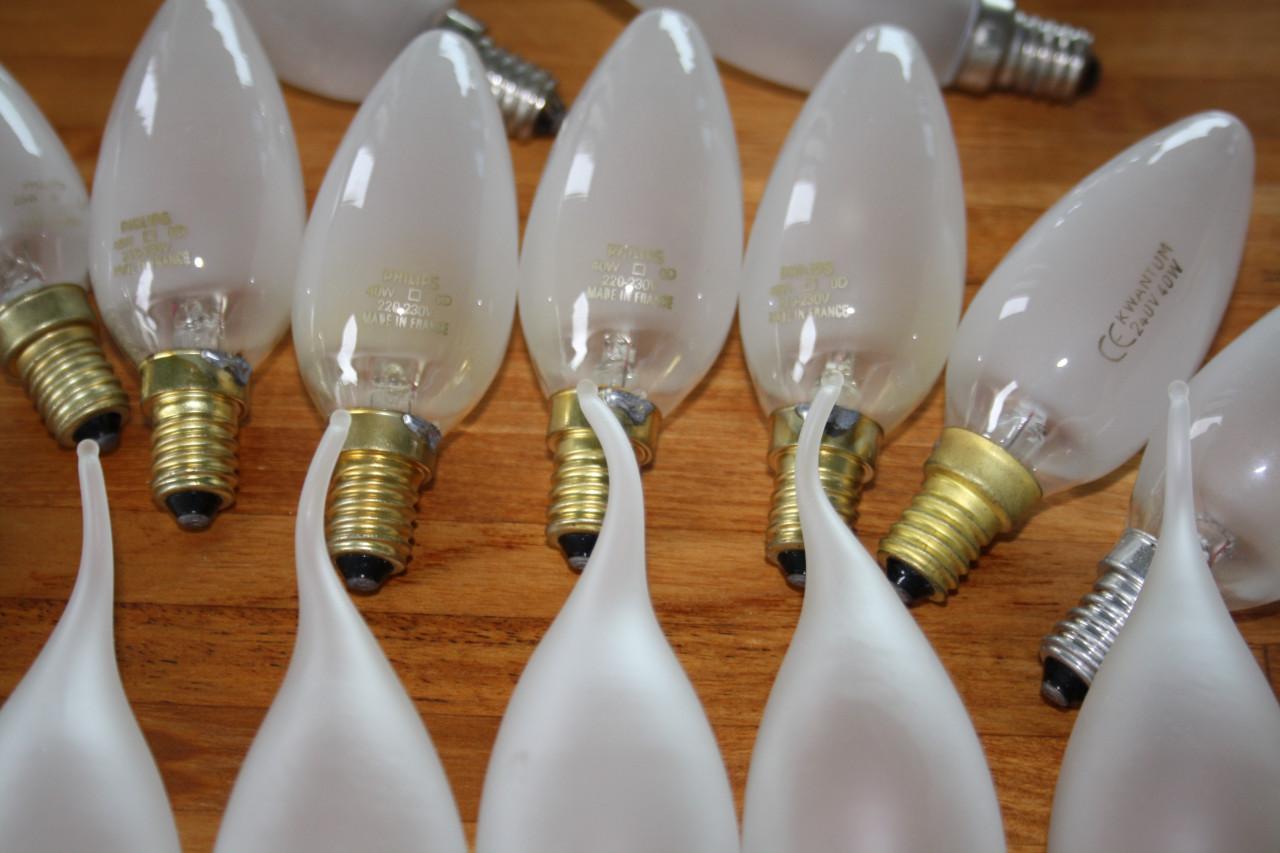 Veel lampen