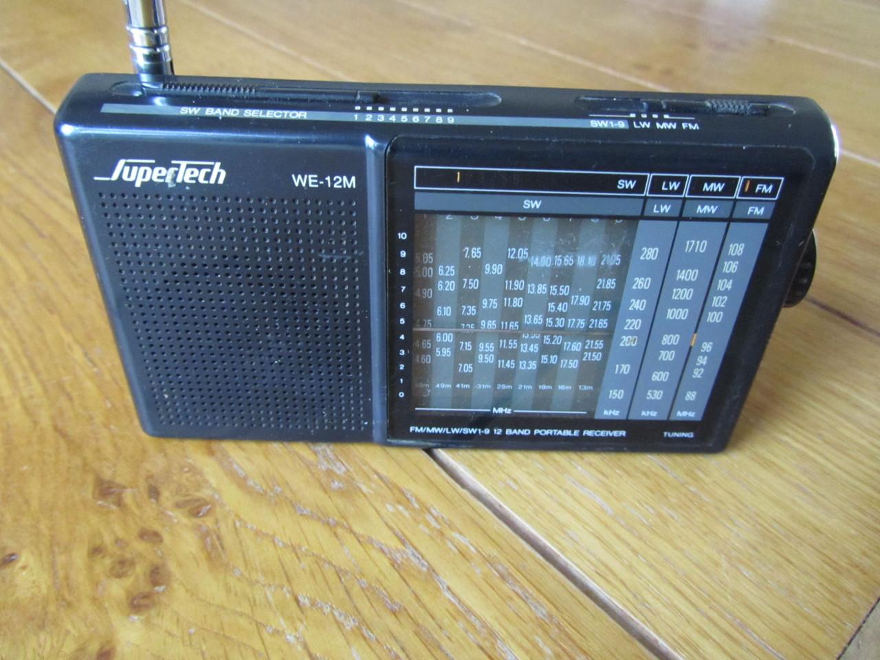 Kleine draagbare radio..