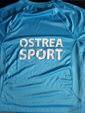 Ostrea gymshirt + sportklas shirt, maat S