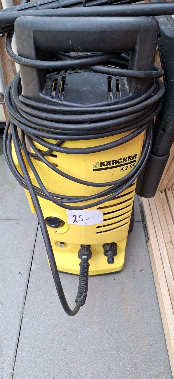 Kärcher hogedrukspuit met 2 lanzen