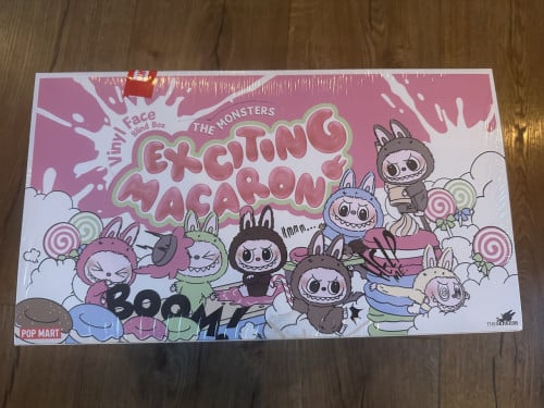 POP MART THE MONSTERS LABUBU - Exciting Macaron Vinyl Face (100% Origineel)