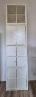 4 x Ikea KALLAX kast inclusief 12 deurtjes