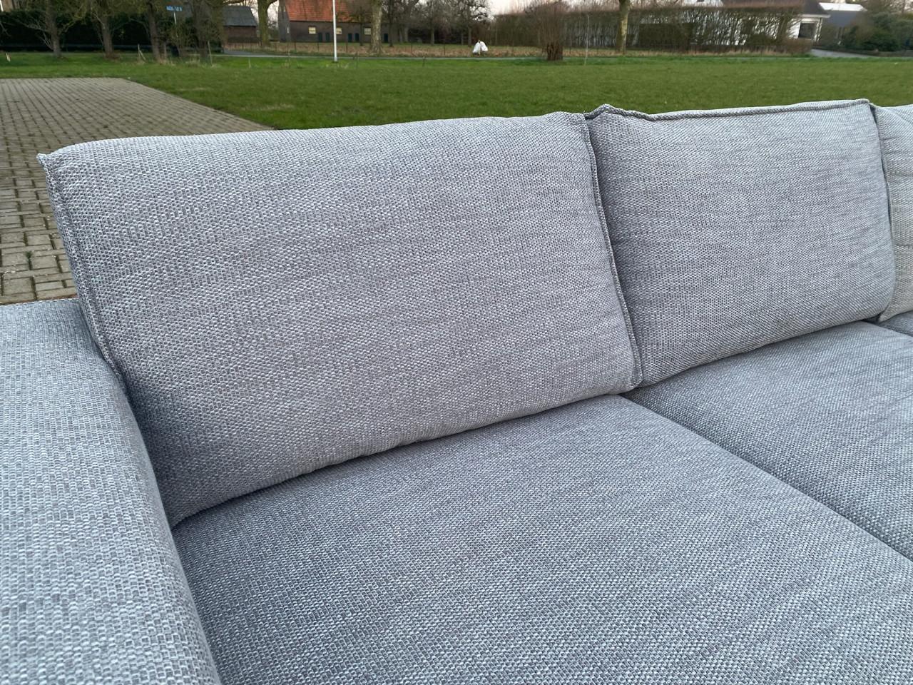 Grijs Stoffen U-Bankstel-Extra Grote Lounge Hoekbank-Gratis Levering